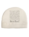 Let It Snow Falling Snowflakes - Christmas Adult Fleece Beanie Cap Hat-Beanie-TooLoud-White-One-Size-Fits-Most-Davson Sales