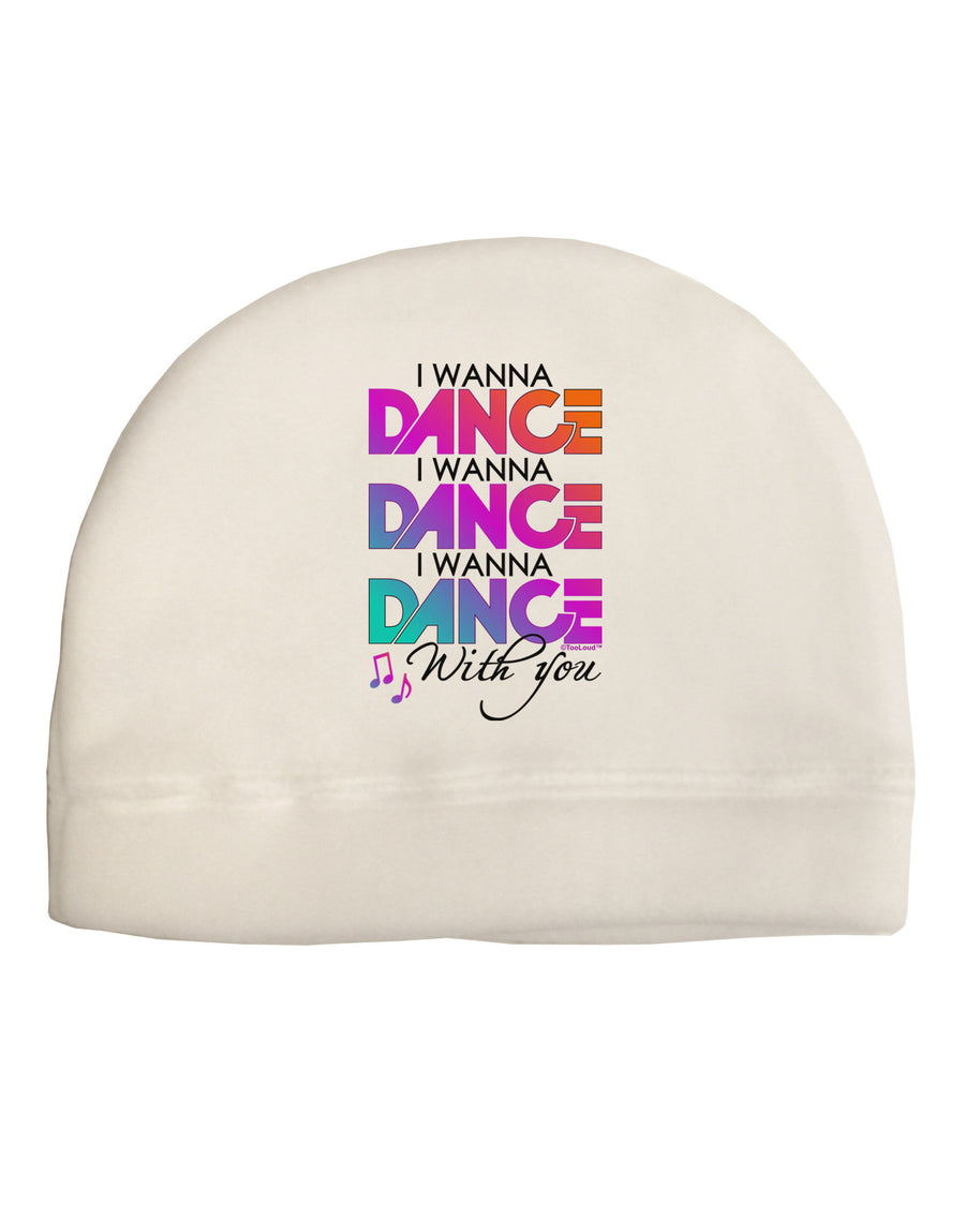 I Wanna Dance With You Adult Fleece Beanie Cap Hat-Beanie-TooLoud-White-One-Size-Fits-Most-Davson Sales