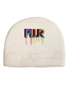 PLUR Paint Adult Fleece Beanie Cap Hat-Beanie-TooLoud-White-One-Size-Fits-Most-Davson Sales