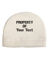 Personalized Property Of Adult Fleece Beanie Cap Hat-Beanie-TooLoud-White-One-Size-Fits-Most-Davson Sales