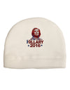 Hillary 2016 Face Adult Fleece Beanie Cap Hat-Beanie-TooLoud-White-One-Size-Fits-Most-Davson Sales