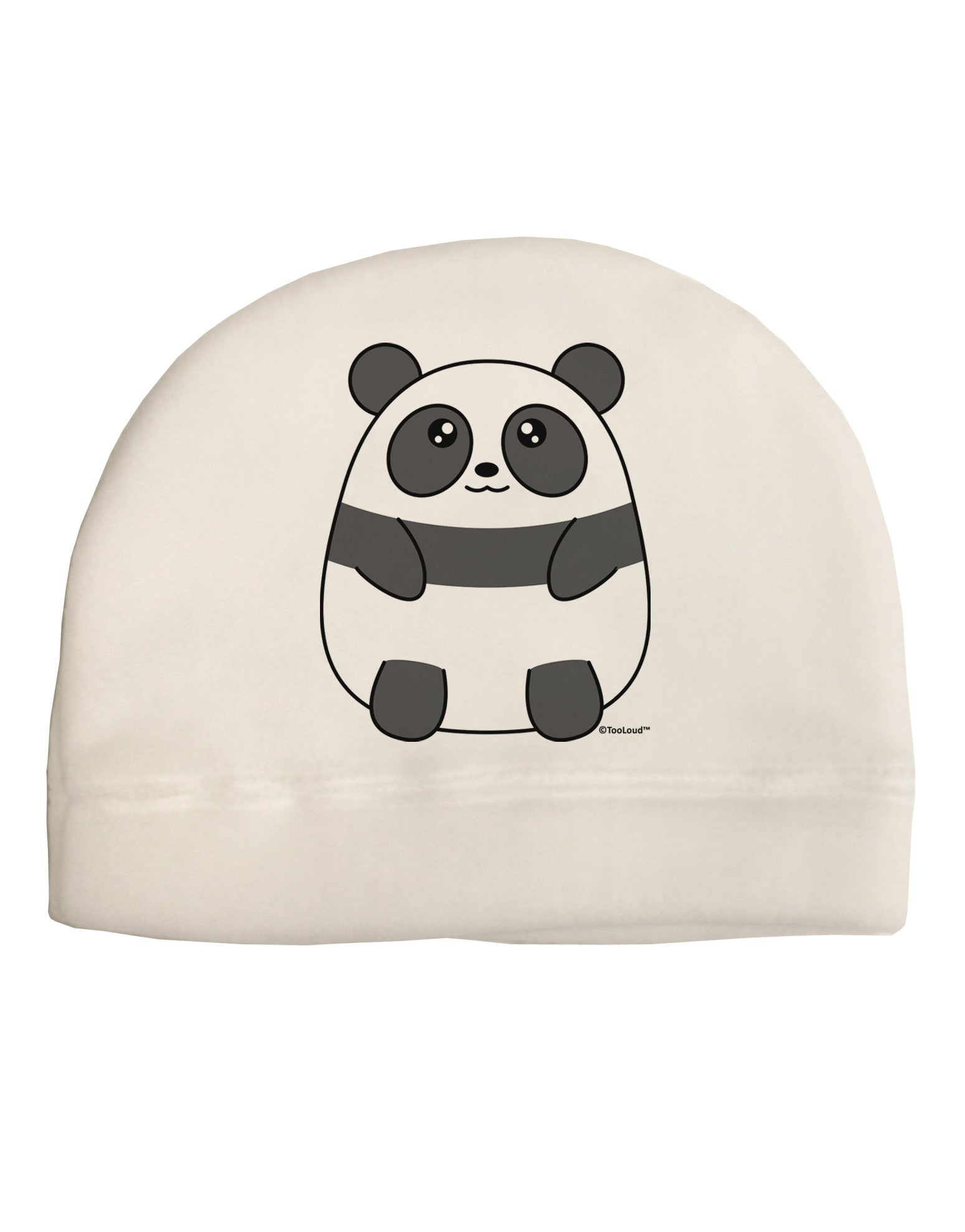 Cute Panda Bear Adult Fleece Beanie Cap Hat by TooLoud-Beanie-TooLoud-White-One-Size-Fits-Most-Davson Sales