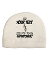 Personalized I'm -Customizable- What's Your Superpower Child Fleece Beanie Cap Hat-Beanie-TooLoud-White-One-Size-Fits-Most-Davson Sales