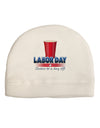 Labor Day - Cheers Adult Fleece Beanie Cap Hat-Beanie-TooLoud-White-One-Size-Fits-Most-Davson Sales