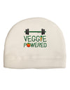 TooLoud Veggie Powered Adult Fleece Beanie Cap Hat-Beanie-TooLoud-White-One-Size-Fits-Most-Davson Sales