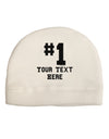 Personalized Number 1 Adult Fleece Beanie Cap Hat by TooLoud