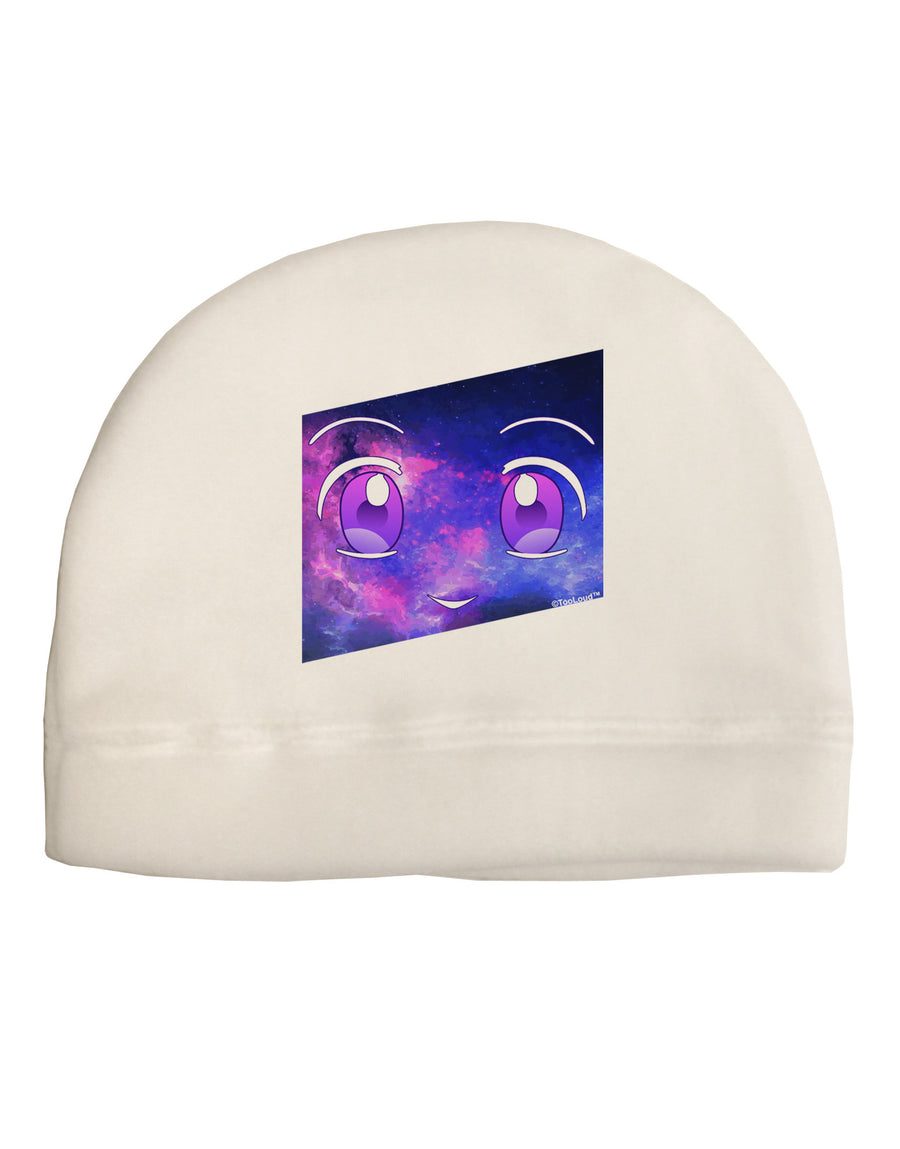 Cute Cosmic Eyes Adult Fleece Beanie Cap Hat-Beanie-TooLoud-White-One-Size-Fits-Most-Davson Sales