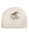Pegasus Illustration Child Fleece Beanie Cap Hat-Beanie-TooLoud-White-One-Size-Fits-Most-Davson Sales