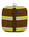Firefighter Brown AOP White Fabric Pot Holder Hot Pad All Over Print