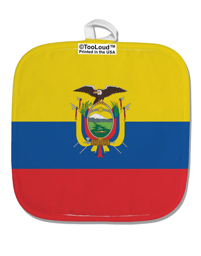 Ecuador Flag AOP White Fabric Pot Holder Hot Pad All Over Print-Pot Holder-TooLoud-White-Davson Sales