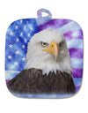 All American Eagle All Over White Fabric Pot Holder Hot Pad All Over Print by TooLoud-Pot Holder-TooLoud-White-Davson Sales