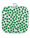 Find the 4 Leaf Clover Shamrocks White Fabric Pot Holder Hot Pad All Over Print-Pot Holder-TooLoud-White-Davson Sales