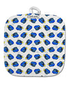 Blue Tang Fish AOP White Fabric Pot Holder Hot Pad All Over Print-Pot Holder-TooLoud-White-Davson Sales