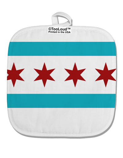 Chicago Flag AOP White Fabric Pot Holder Hot Pad All Over Print-Pot Holder-TooLoud-White-Davson Sales
