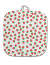 Strawberries Everywhere White Fabric Pot Holder Hot Pad by TooLoud-Pot Holder-TooLoud-White-Davson Sales