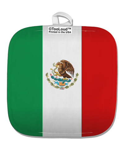 Mexico Flag AOP White Fabric Pot Holder Hot Pad All Over Print-Pot Holder-TooLoud-White-Davson Sales