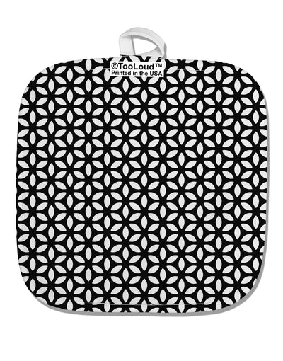 Tetra Circle Tesseract White Fabric Pot Holder Hot Pad All Over Print-Pot Holder-TooLoud-White-Davson Sales