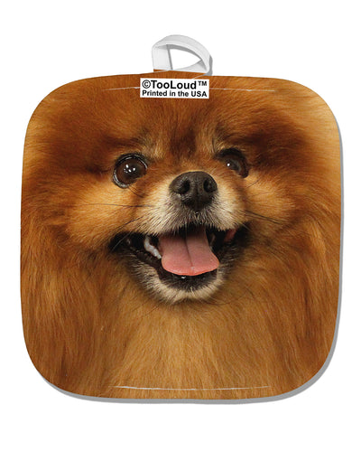 Adorable Red Pomeranian White Fabric Pot Holder Hot Pad All Over Print-Pot Holder-TooLoud-White-Davson Sales