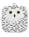 Snowy Owl Cute Animal Face White Fabric Pot Holder Hot Pad All Over Print-Pot Holder-TooLoud-White-Davson Sales