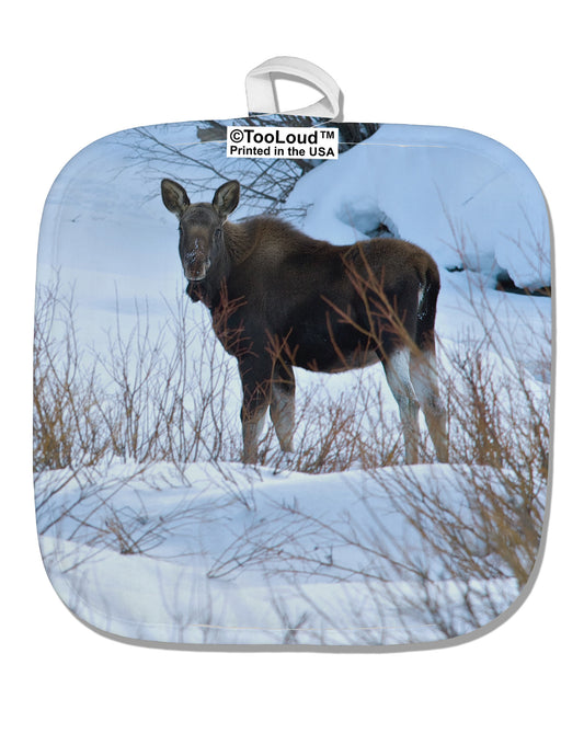 TooLoud Winter Scene All-Over-Print White Fabric Pot Holder Hot Pad All Over Print-Pot Holder-TooLoud-White-Davson Sales