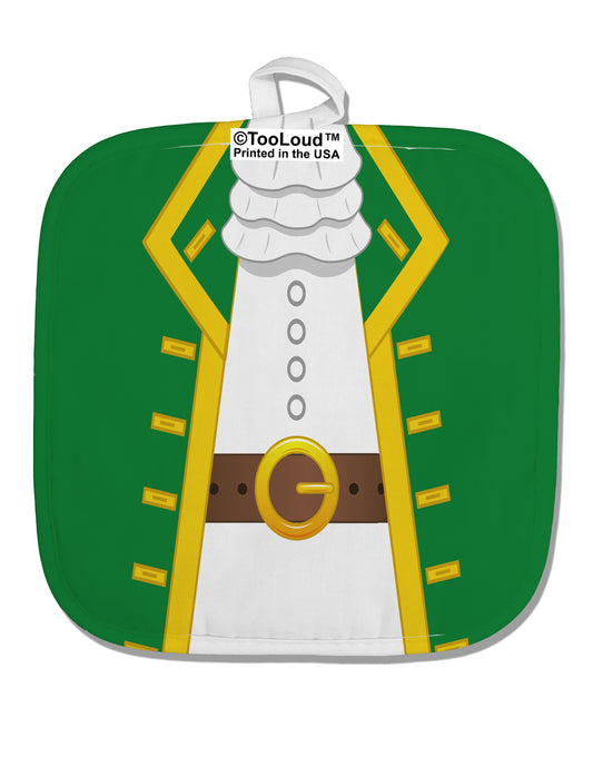 Pirate Captain Costume - Green White Fabric Pot Holder Hot Pad All Over Print-Pot Holder-TooLoud-White-Davson Sales