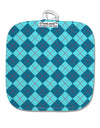 Blue Argyle AOP White Fabric Pot Holder Hot Pad All Over Print by TooLoud-Pot Holder-TooLoud-White-Davson Sales