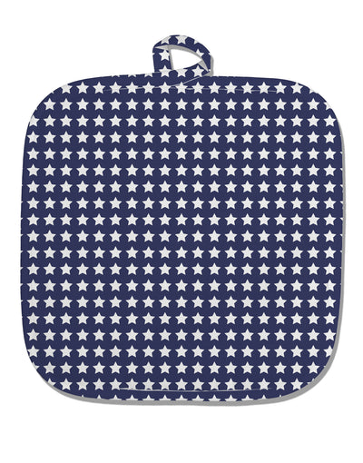 Americana Stars Pattern White Fabric Pot Holder Hot Pad All Over Print-Pot Holder-TooLoud-White-Davson Sales