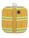 Firefighter Yellow AOP White Fabric Pot Holder Hot Pad All Over Print-Pot Holder-TooLoud-White-Davson Sales