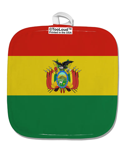 Bolivia Flag AOP White Fabric Pot Holder Hot Pad All Over Print-Pot Holder-TooLoud-White-Davson Sales