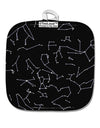 Constellations Black All Over White Fabric Pot Holder Hot Pad All Over Print-Pot Holder-TooLoud-White-Davson Sales