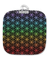 Chakra Colors Flower of Life White Fabric Pot Holder Hot Pad All Over Print-Pot Holder-TooLoud-White-Davson Sales