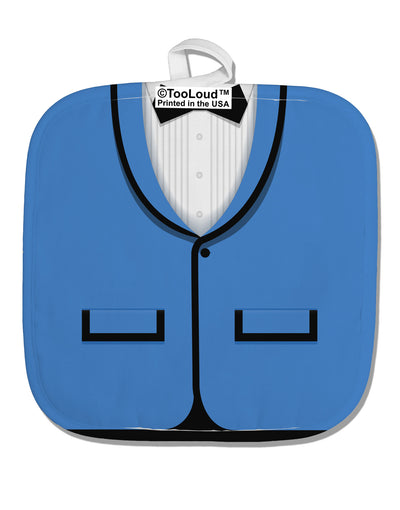 Blue Tuxedo Suit Costume White Fabric Pot Holder Hot Pad All Over Print-Pot Holder-TooLoud-White-Davson Sales