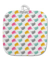 Cute Baby Elephants AOP White Fabric Pot Holder Hot Pad All Over Print-Pot Holder-TooLoud-White-Davson Sales