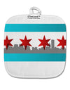 Chicago Flag Skyline AOP White Fabric Pot Holder Hot Pad All Over Print-Pot Holder-TooLoud-White-Davson Sales