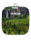 Colorado Beauty - Cliffs White Fabric Pot Holder Hot Pad All Over Print by TooLoud-Pot Holder-TooLoud-White-Davson Sales