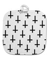 Inverted Crosses White Fabric Pot Holder Hot Pad All Over Print-Pot Holder-TooLoud-White-Davson Sales