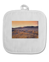 Colorado Sand Dunes White Fabric Pot Holder Hot Pad-Pot Holder-TooLoud-White-Davson Sales