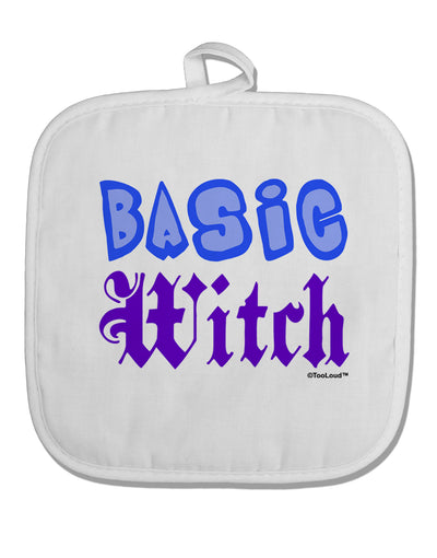 Basic Witch Color Blue White Fabric Pot Holder Hot Pad-Pot Holder-TooLoud-White-Davson Sales