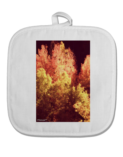 Autumn In Aspen White Fabric Pot Holder Hot Pad-Pot Holder-TooLoud-White-Davson Sales