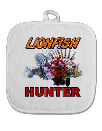 Lionfish Hunter White Fabric Pot Holder Hot Pad-Pot Holder-TooLoud-White-Davson Sales