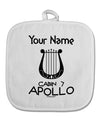 Personalized Cabin 7 Apollo White Fabric Pot Holder Hot Pad-Pot Holder-TooLoud-White-Davson Sales