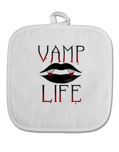 Vamp Life White Fabric Pot Holder Hot Pad-Pot Holder-TooLoud-White-Davson Sales