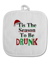 Season To Be Drunk White Fabric Pot Holder Hot Pad-Pot Holder-TooLoud-White-Davson Sales