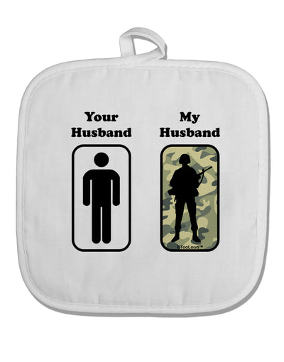 Your Husband My Husband White Fabric Pot Holder Hot Pad by TooLoud-Pot Holder-TooLoud-White-Davson Sales