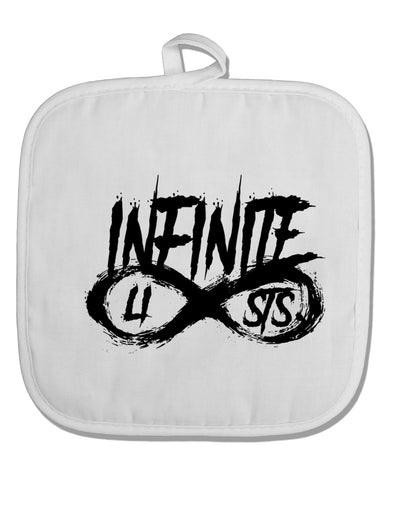 Infinite Lists White Fabric Pot Holder Hot Pad by TooLoud-TooLoud-White-Davson Sales