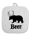 Beer Animal White Fabric Pot Holder Hot Pad-Pot Holder-TooLoud-White-Davson Sales
