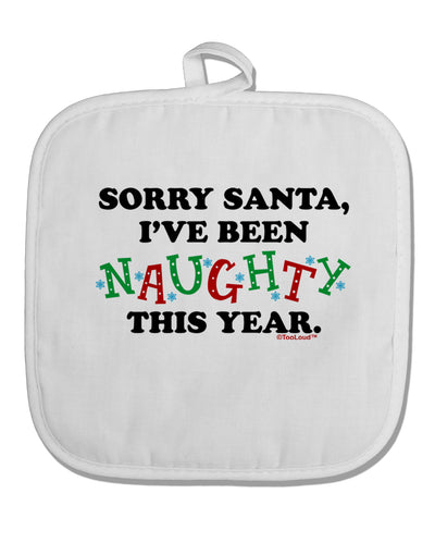 I've Been Naughty This Year White Fabric Pot Holder Hot Pad-Pot Holder-TooLoud-White-Davson Sales