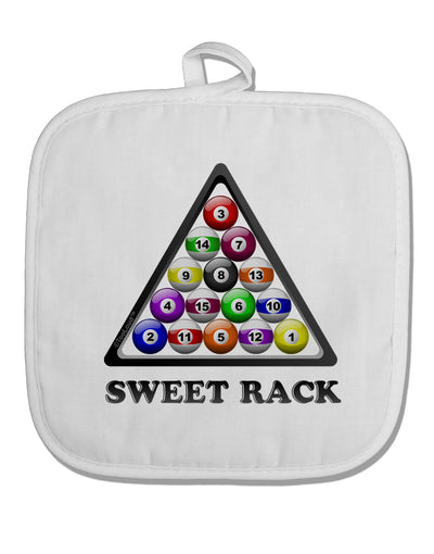 Sweet Rack - Pool White Fabric Pot Holder Hot Pad-Pot Holder-TooLoud-White-Davson Sales