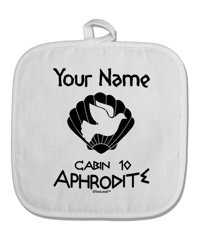 Personalized Cabin 10 Aphrodite White Fabric Pot Holder Hot Pad-Pot Holder-TooLoud-White-Davson Sales