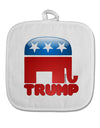 TooLoud Trump Bubble Symbol White Fabric Pot Holder Hot Pad-Pot Holder-TooLoud-White-Davson Sales